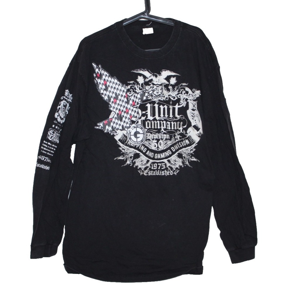 Vintage G-Unit Tools of the Trade Long Sleeve Shirt 3XL Black Graphic Eagle 1975